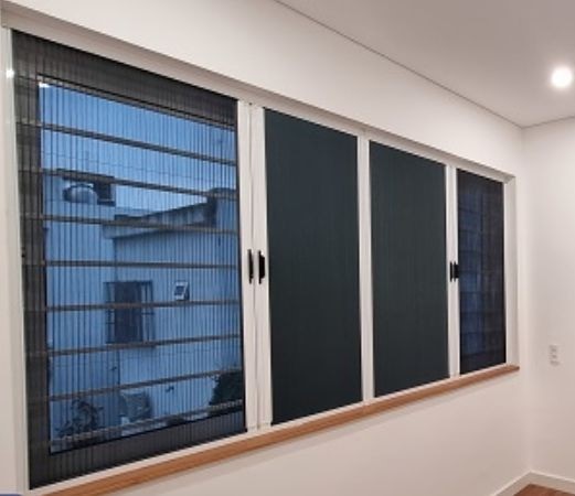 2 trong 1 8 Rèm tổ ong kết hợp lưới chống muỗi Sao Nam Bắc