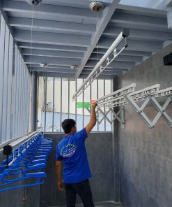Giàn phơi xếp tường Sao Nam Bắc, Giàn phơi áp tường Sao Nam Bắc
